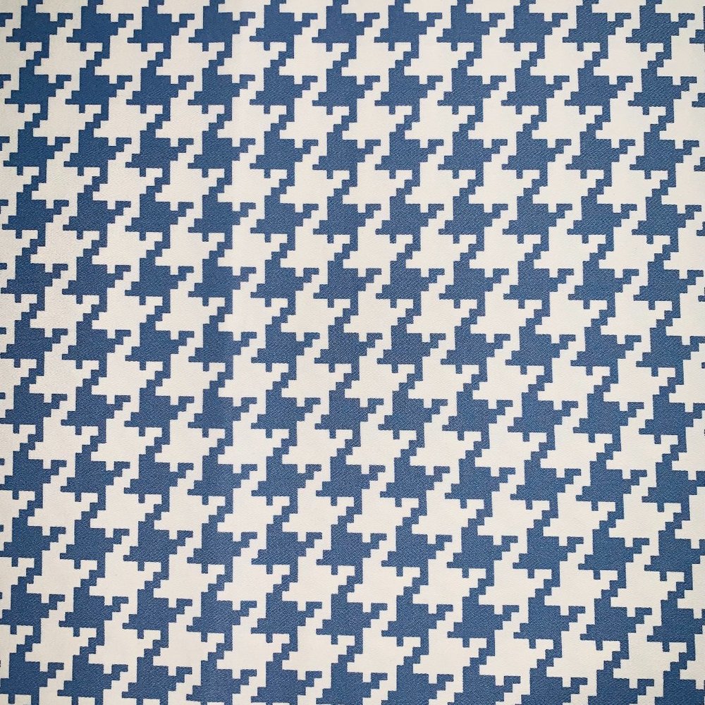 8.6 Yd Free Spirit Designer Vicki Payne Blue Check Dogstooth Houndstooth Fabric